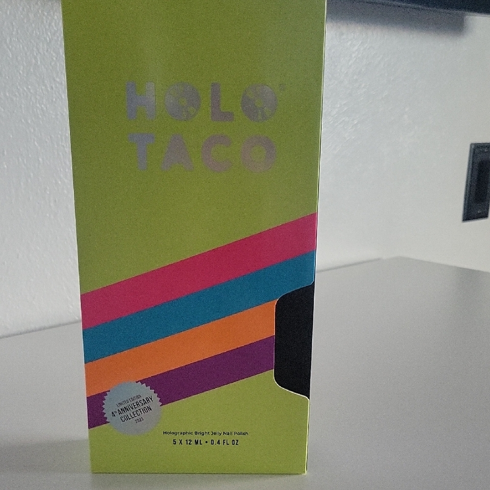Holo Taco Anniversary Collection 2023 Nail Polish EMPTY Collector's Box